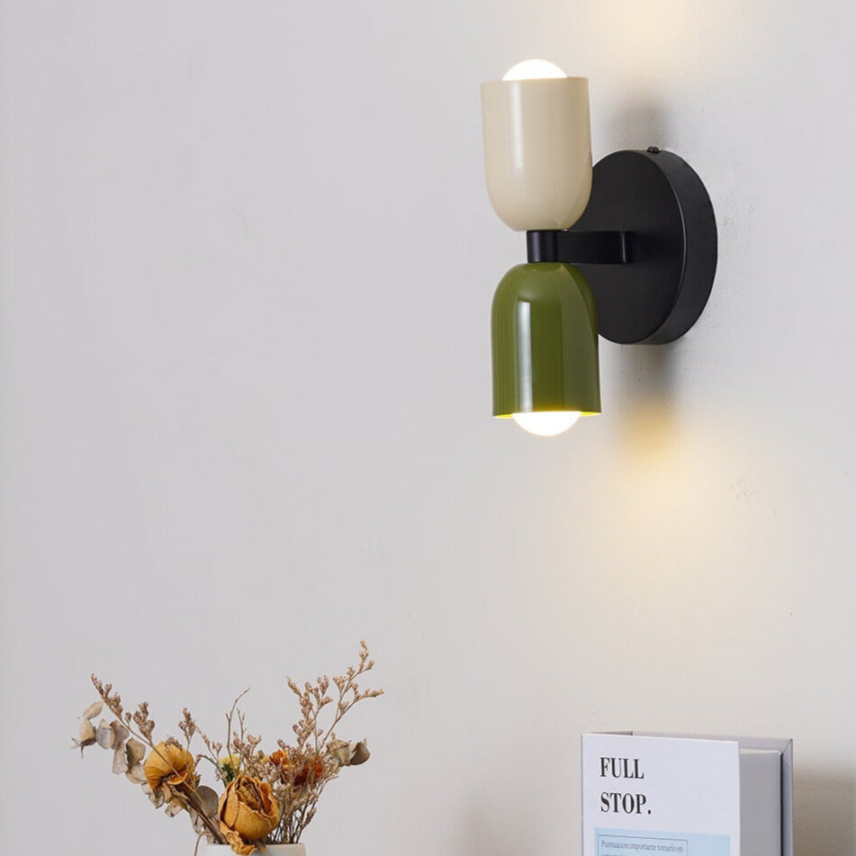 Macaron Style Colorful Wall Light for Bedside – Nordic Design