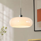 Geometric Transparent Glass Pendant Light (E27 Compatible)