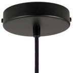 Height-Adjustable Brushed Brass Pendant Light