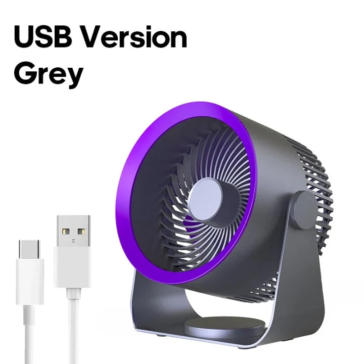 Portable Fan Mountable Wireless Rechargeable