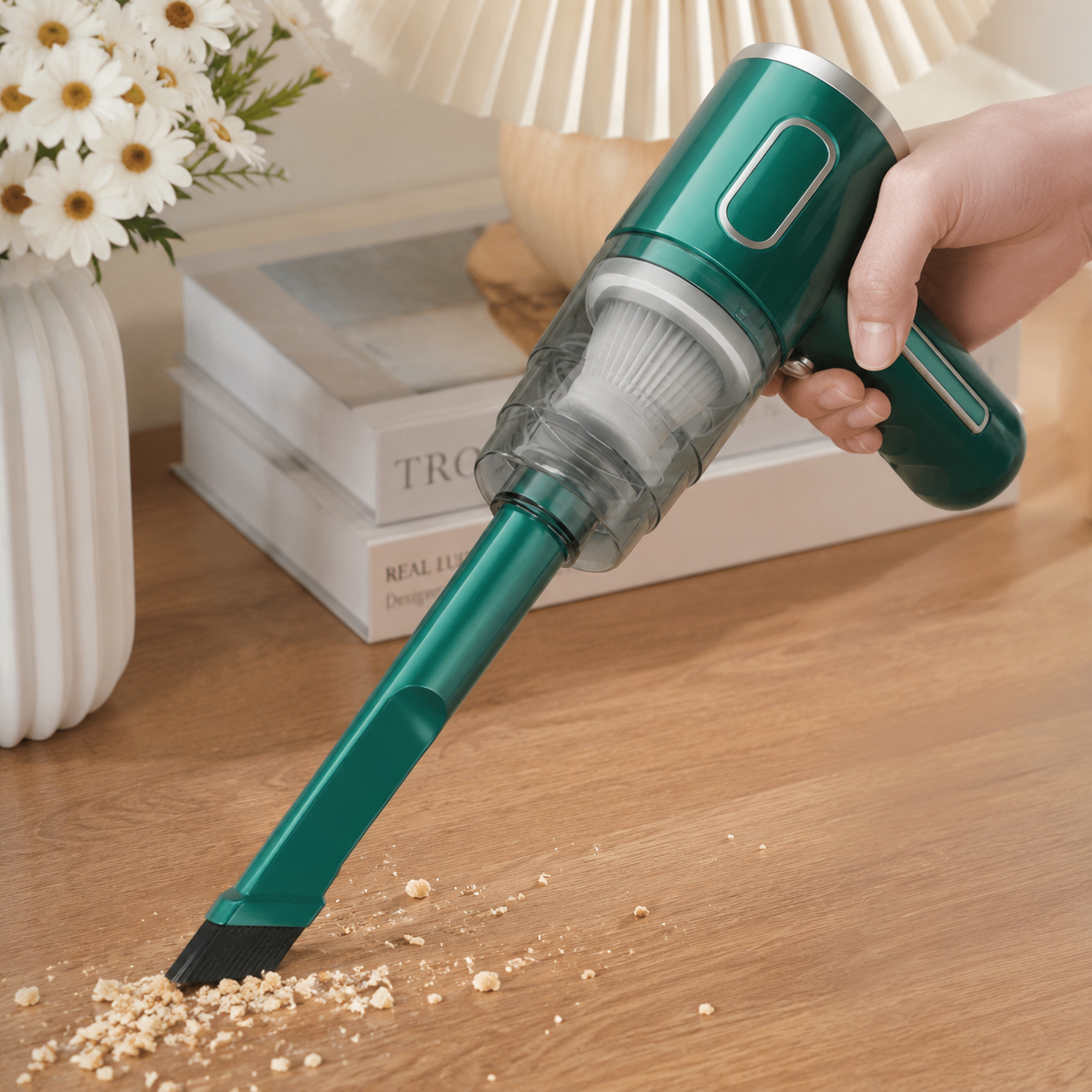 Cordless USB-Rechargeable Handheld Vacuum