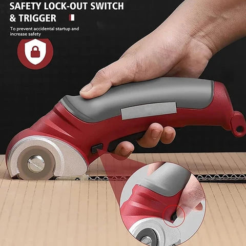 Electric Scissors Cordless Rechargeable Sharp Steel Blades