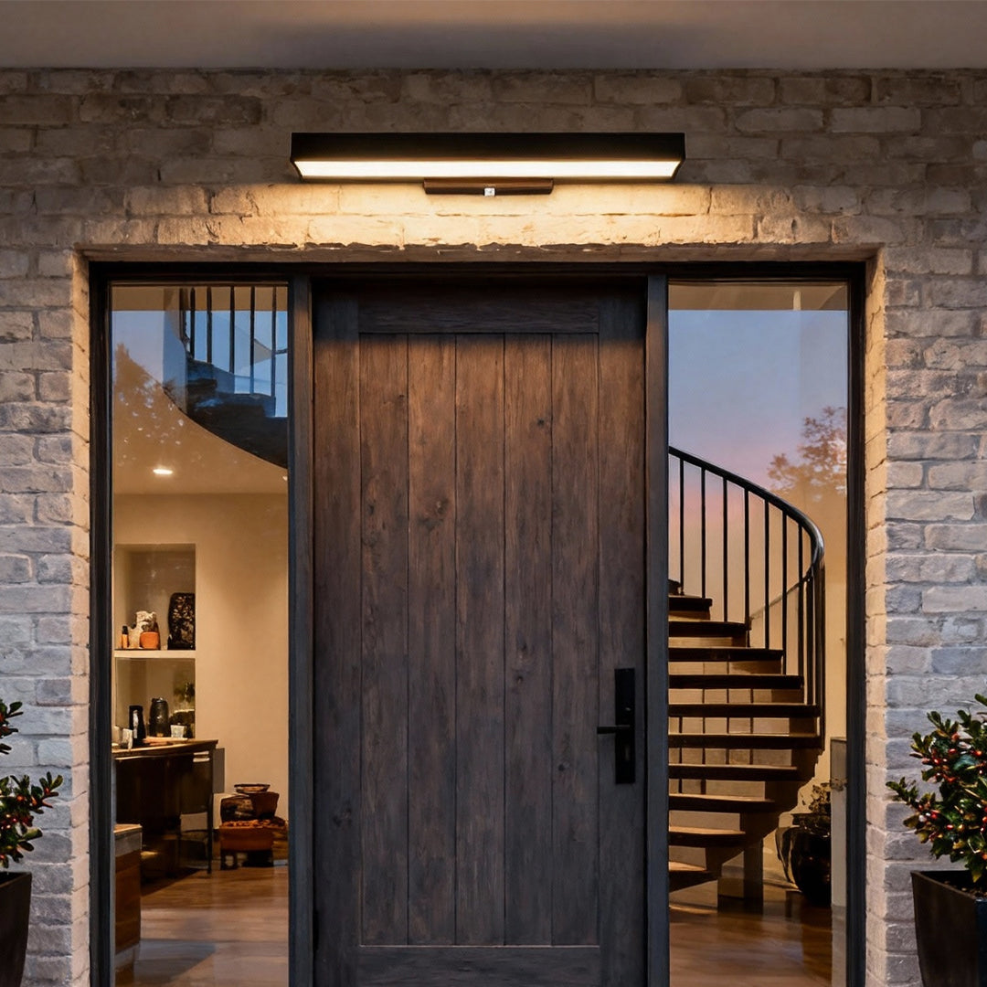 Weatherproof Stainless Steel LED Outdoor Wall Light (Motion Sensor Option)