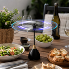 USB & Battery-Powered Flexible-Blade Table Fan (25 cm)