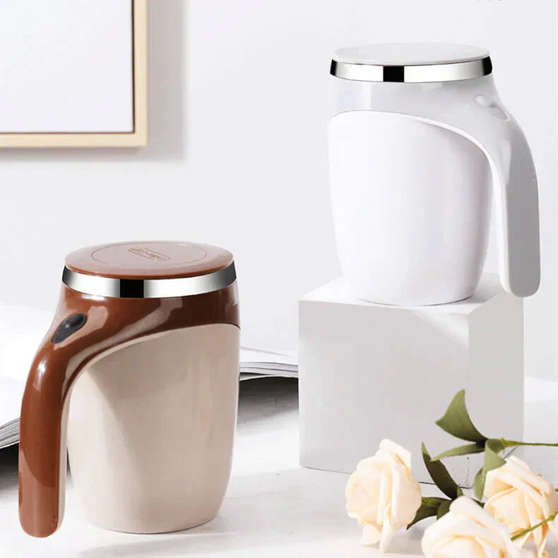 Stirring Mug One-Button 400ml BPA-Free Portable