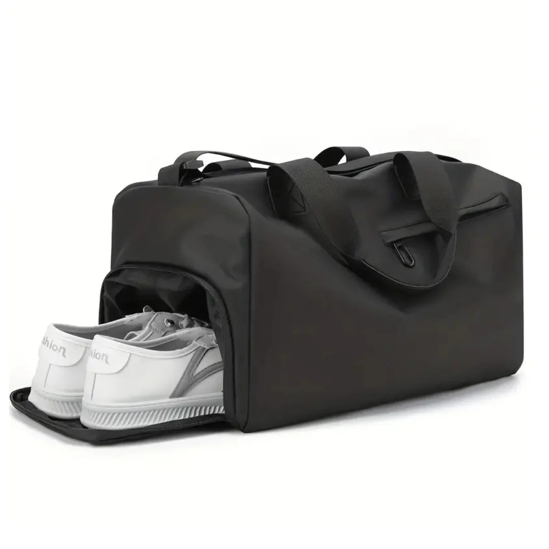 Gym Bag Waterproof Oxford Shoe Compartment & Bottom Pocket