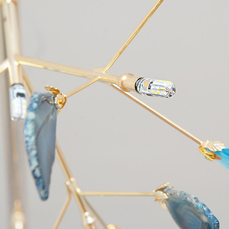 Branch Style Design Glass Chandelier in Multiple Colors