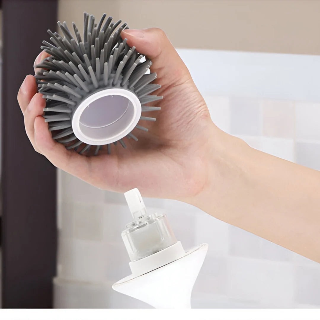 Electric Toilet Brush UV Sterilization Rechargeable Soft Silicone
