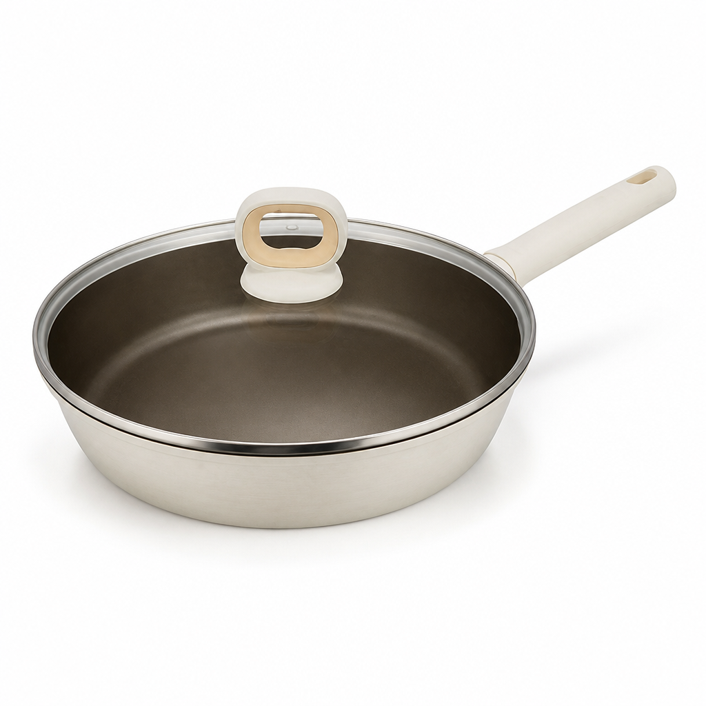 Titanium-Coated PFOA-Free Nonstick Frying Pan (Induction Compatible)