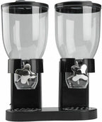 Cereal Dispenser Dual Canister Portion-Control Acrylic