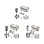 Camping Dinnerware Set Stainless Steel Compact Storage Box