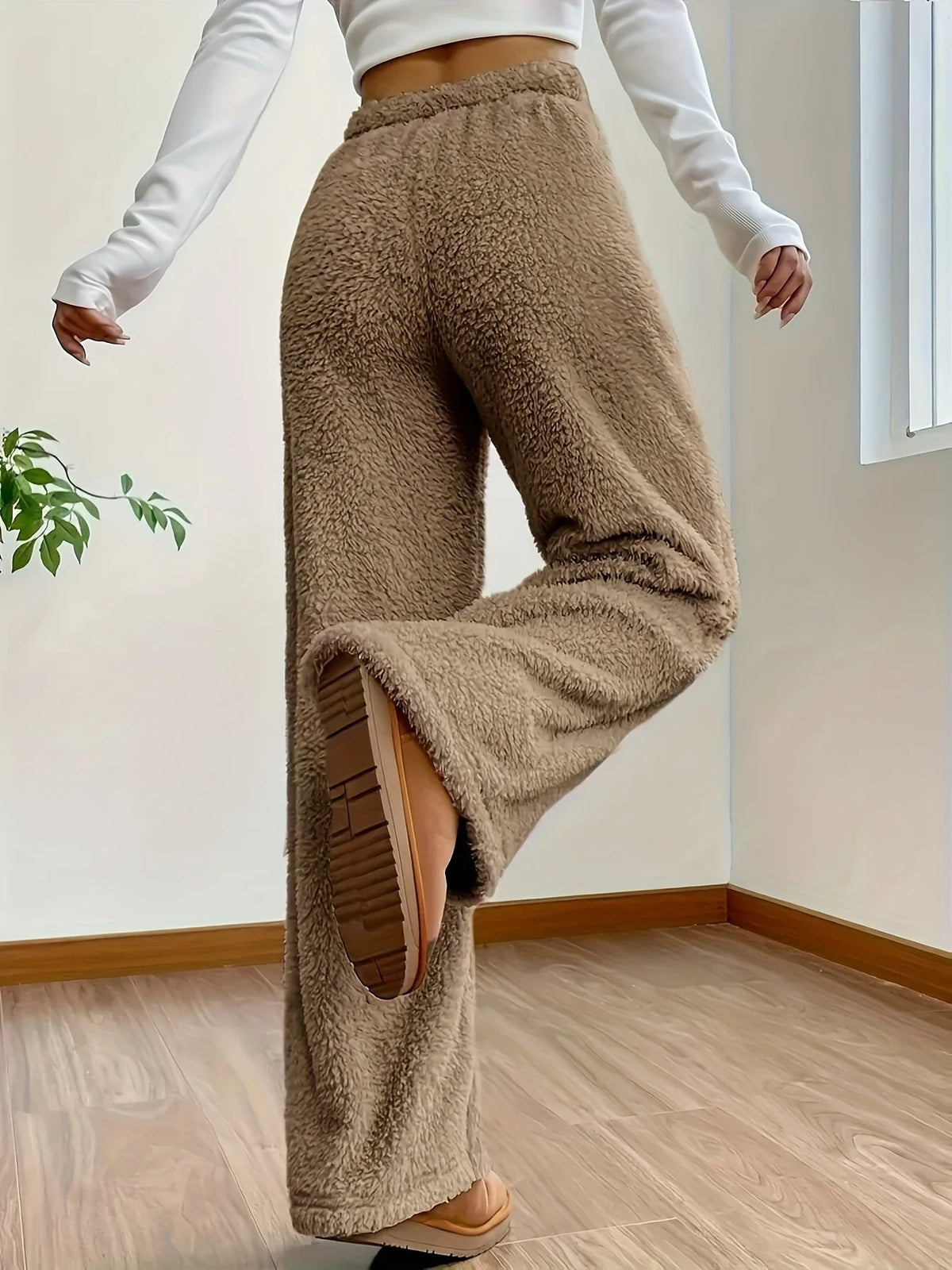 Lounge Pants Teddy Sherpa Ultra-Soft Relaxed Fit