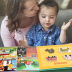 Busy Book Montessori-Inspired Laminated Travel-Friendly
