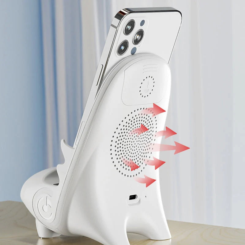 Wireless Phone Holder 15W Fast Charging Adjustable Angle