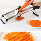 Mandoline Slicer Adjustable Thickness Stainless Steel Blades Safety Guard