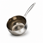 Uncoated Titanium Thickened Body Yukihira Pot (Lid & Steamer Options)