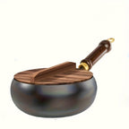 Stalwart Cast Iron Deep Frying Pan with Lid for Versatile Cooking