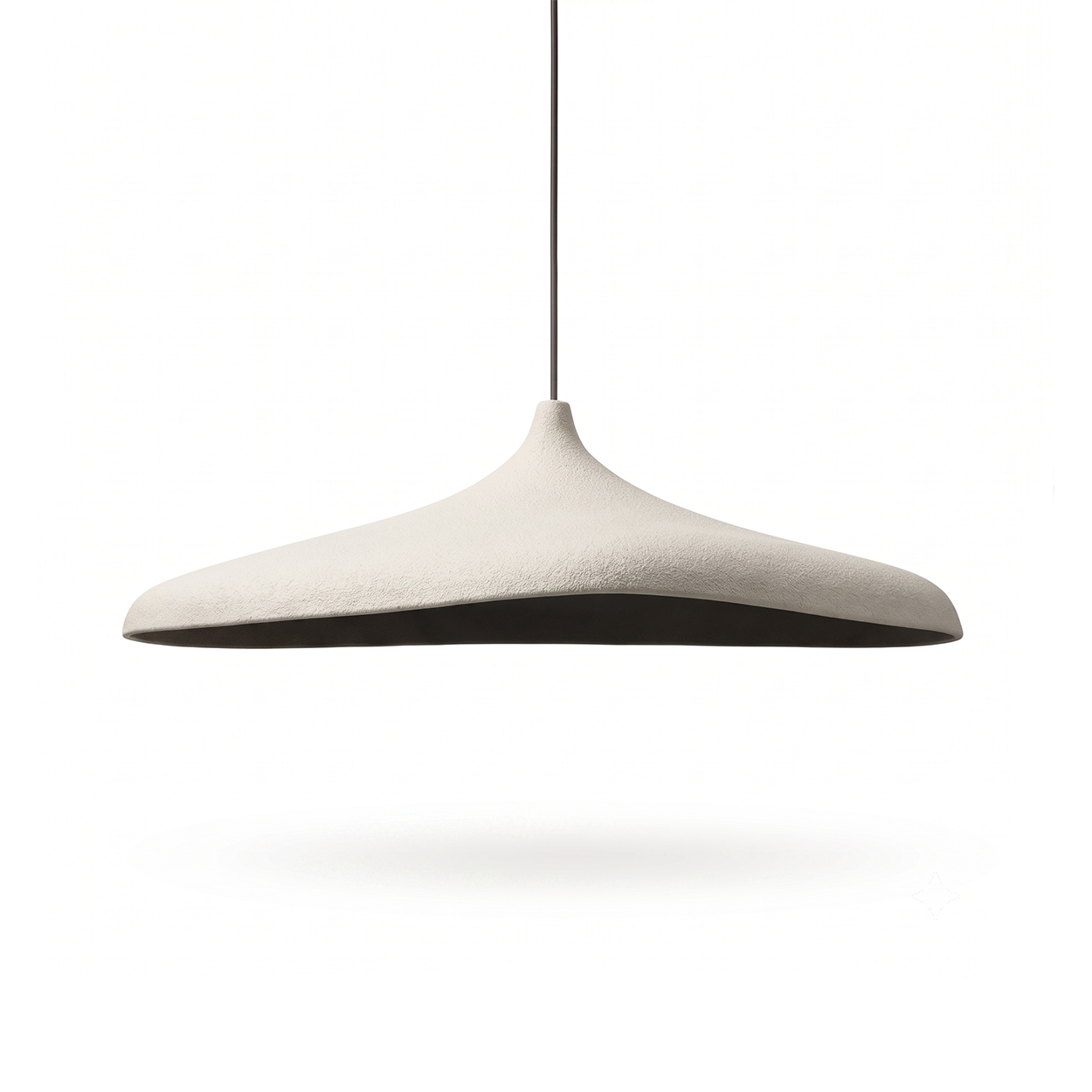 Adjustable Textured Concrete-Look Pendant Lamp