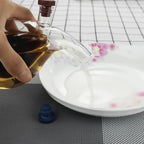 Oil & Vinegar Dispenser Dual-Chamber Glass Leak-Proof Spouts