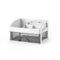 Makeup Organizer Clear Acrylic Multi-Compartment Stackable