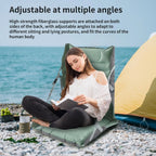 Camping Seat Foldable Inflatable Nylon 353 lb Capacity