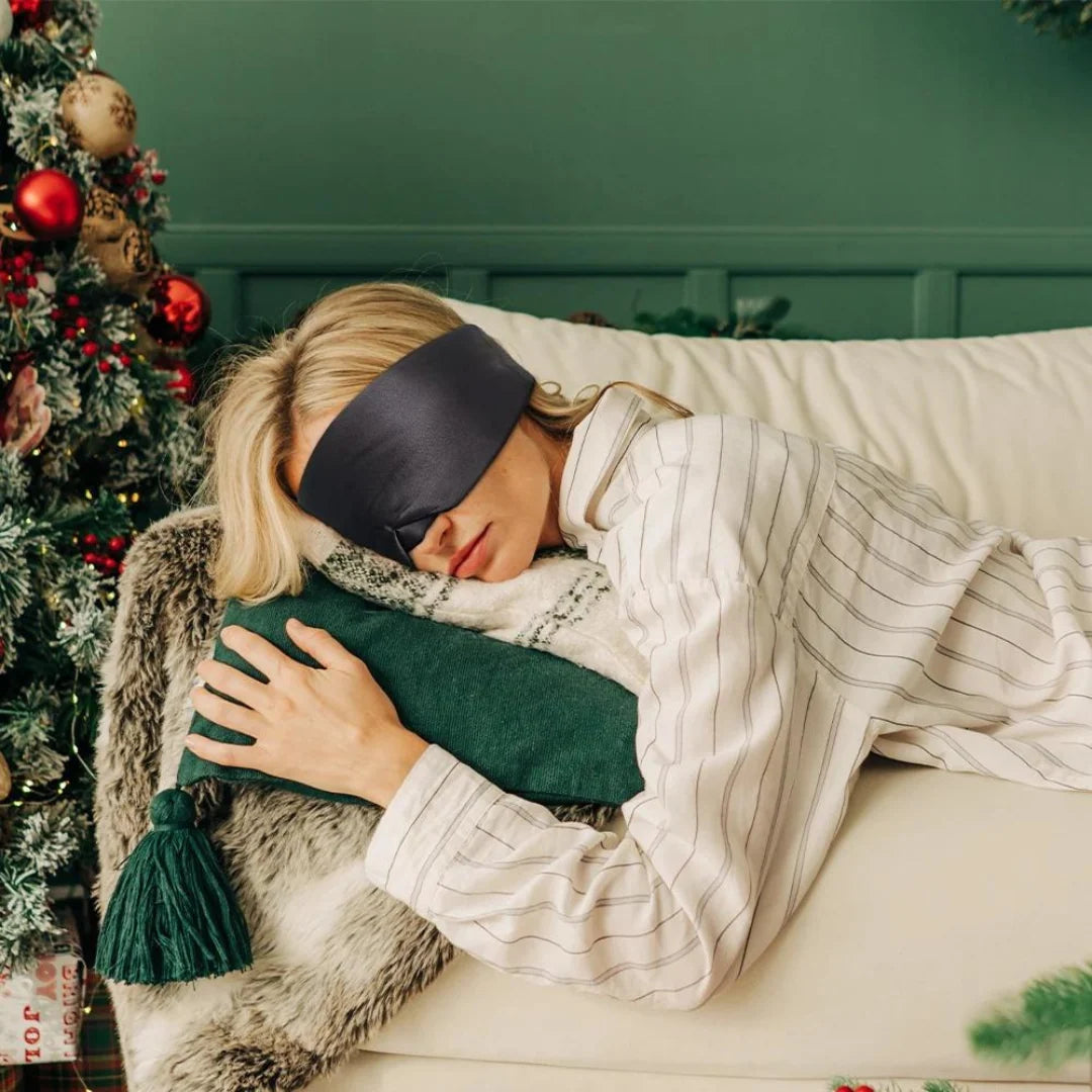 Sleep Mask Mulberry Silk Padded Light-Blocking & Hypoallergenic