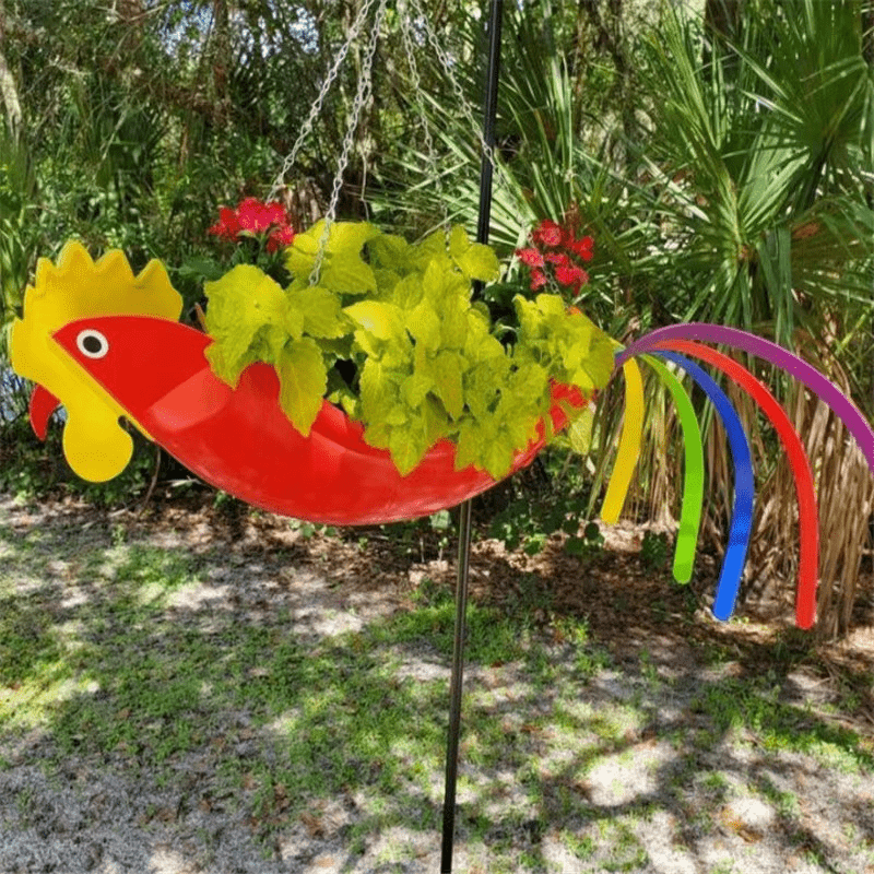 Vibrant Hanging Planter – Decorative Garden Feature