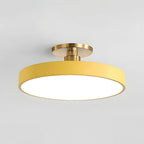 Stylish Dual-Tone LED Ceiling Fixture with Remote Dimming