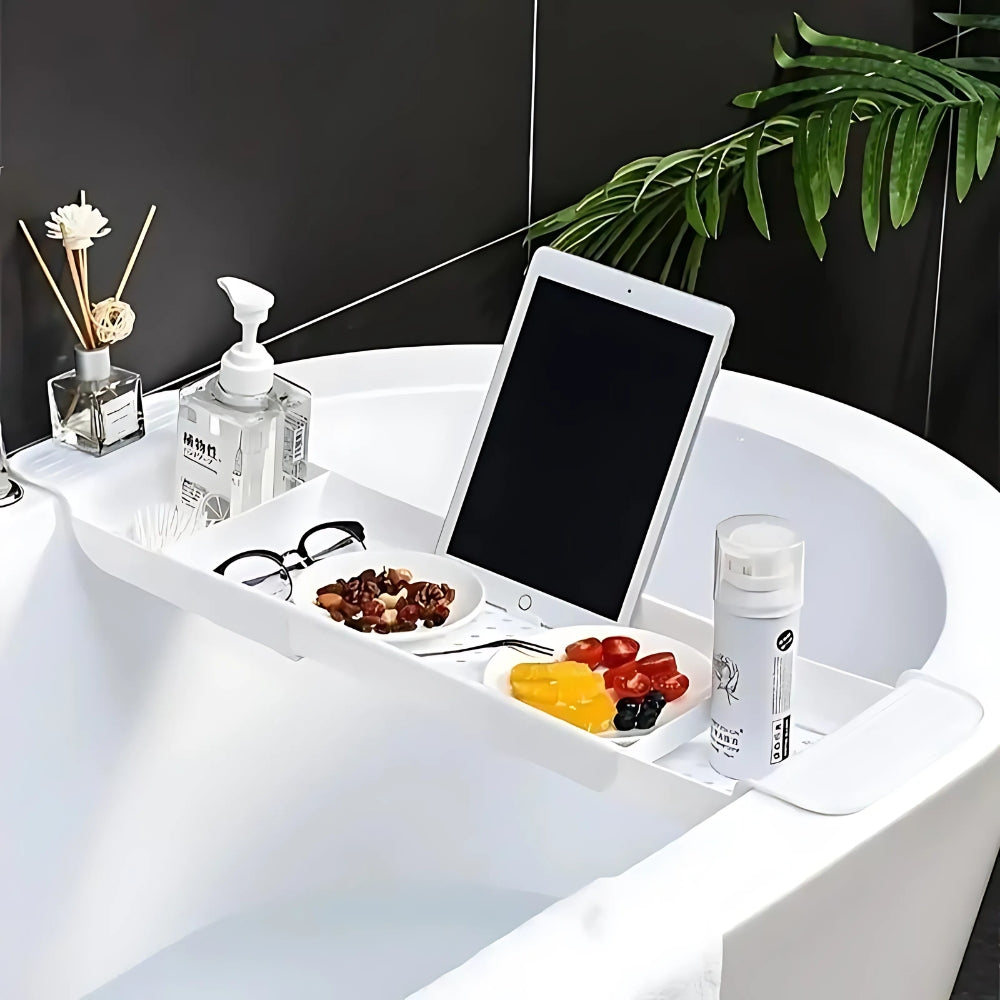 Adjustable Bath Caddy Tray for Bathtubs