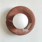 Elegant Indoor LED Wall Light Fixture - Modern Marble Sconce