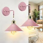 Industrial Wall Light Fixture - Modern Metal Sconce with Oil-Rubbed Finish
