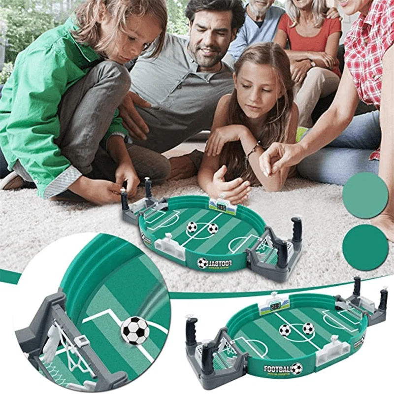 Tabletop Football Game Compact Fast-Paced BPA-Free ABS