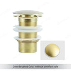 Pop-Up Drain Plug Brass & Stainless Set of 2