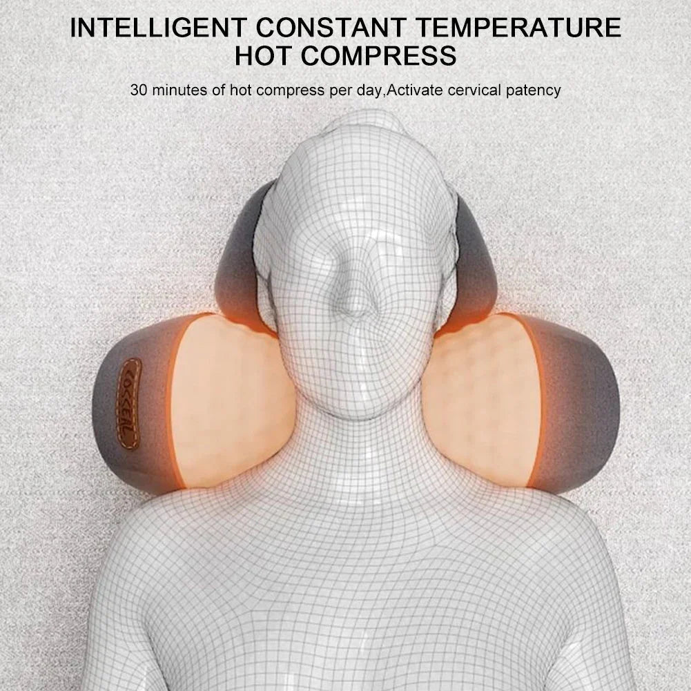 Neck Pillow Ergonomic Heated Massage