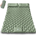 Camping Air Mattress Extra-Wide Diamond Top Dual Valve