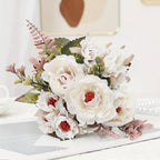 Artificial Peony Floral Arrangement for Mother's Day Home Decor