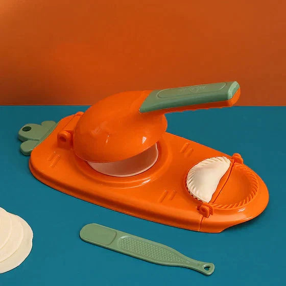 Dumpling Maker 2-In-1 Press & Shaper Ergonomic Handle