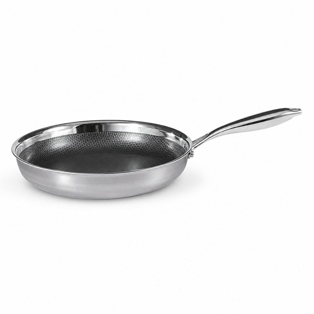 3-Layer Stainless Steel Honeycomb Nonstick Frying Pan