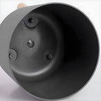 Decorative Plant Pot with Wooden Legs – Round Design for Indoor/Outdoor Use