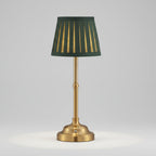 Touch Dimmable LED Table Lamp - Cordless and Rechargeable in Brass