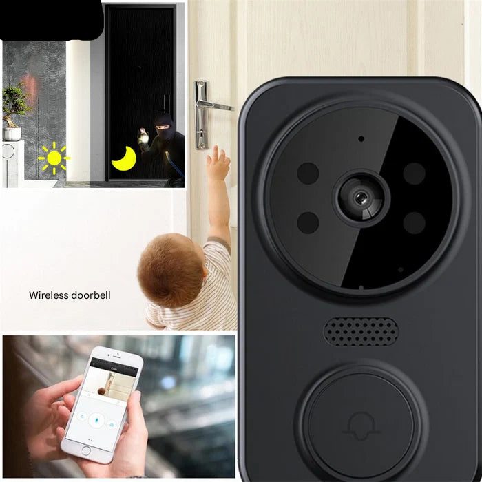 Video Doorbell Wi-Fi HD Night Vision & Two-Way Audio