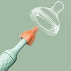 Electric Bottle Brush 360° Rotating Soft Silicone One-Button