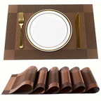 Heat-Resistant PVC Table Mats – Washable and Non-Slip Placemats