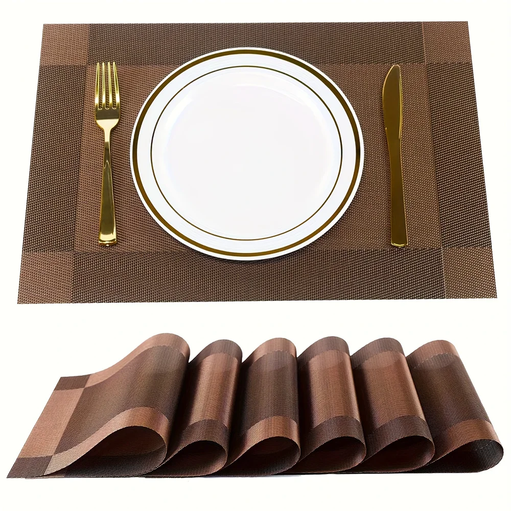 Heat-Resistant PVC Table Mats – Washable and Non-Slip Placemats