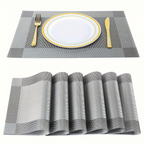 Heat-Resistant PVC Table Mats – Washable and Non-Slip Placemats