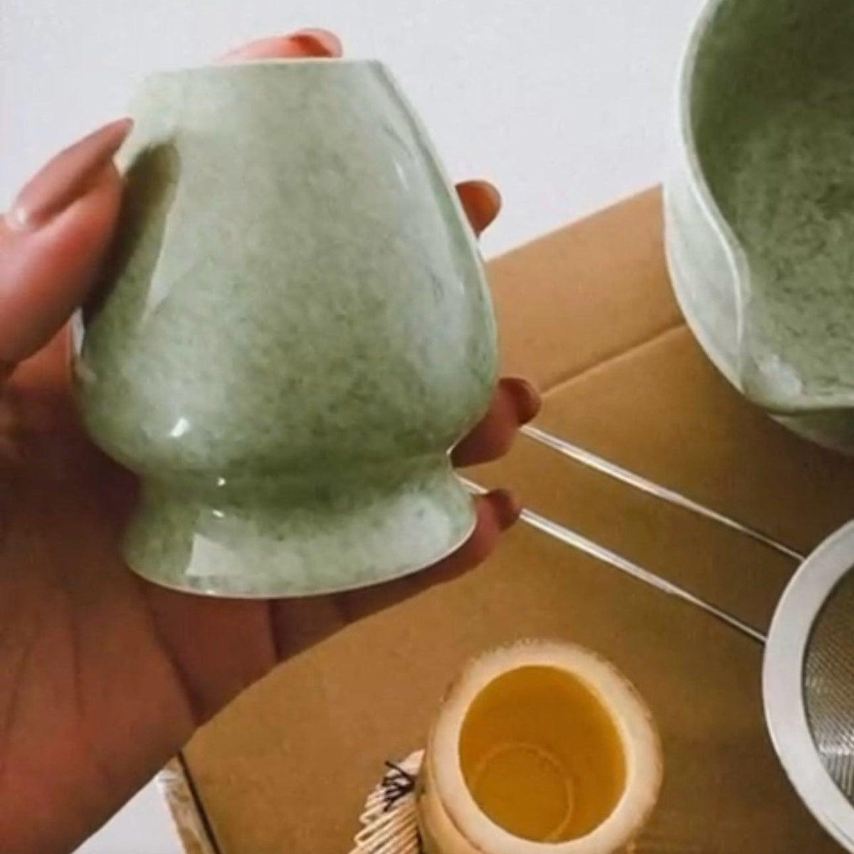 ZenBrew Japanese Matcha Tea Set: Bowl, Whisk & Essentials