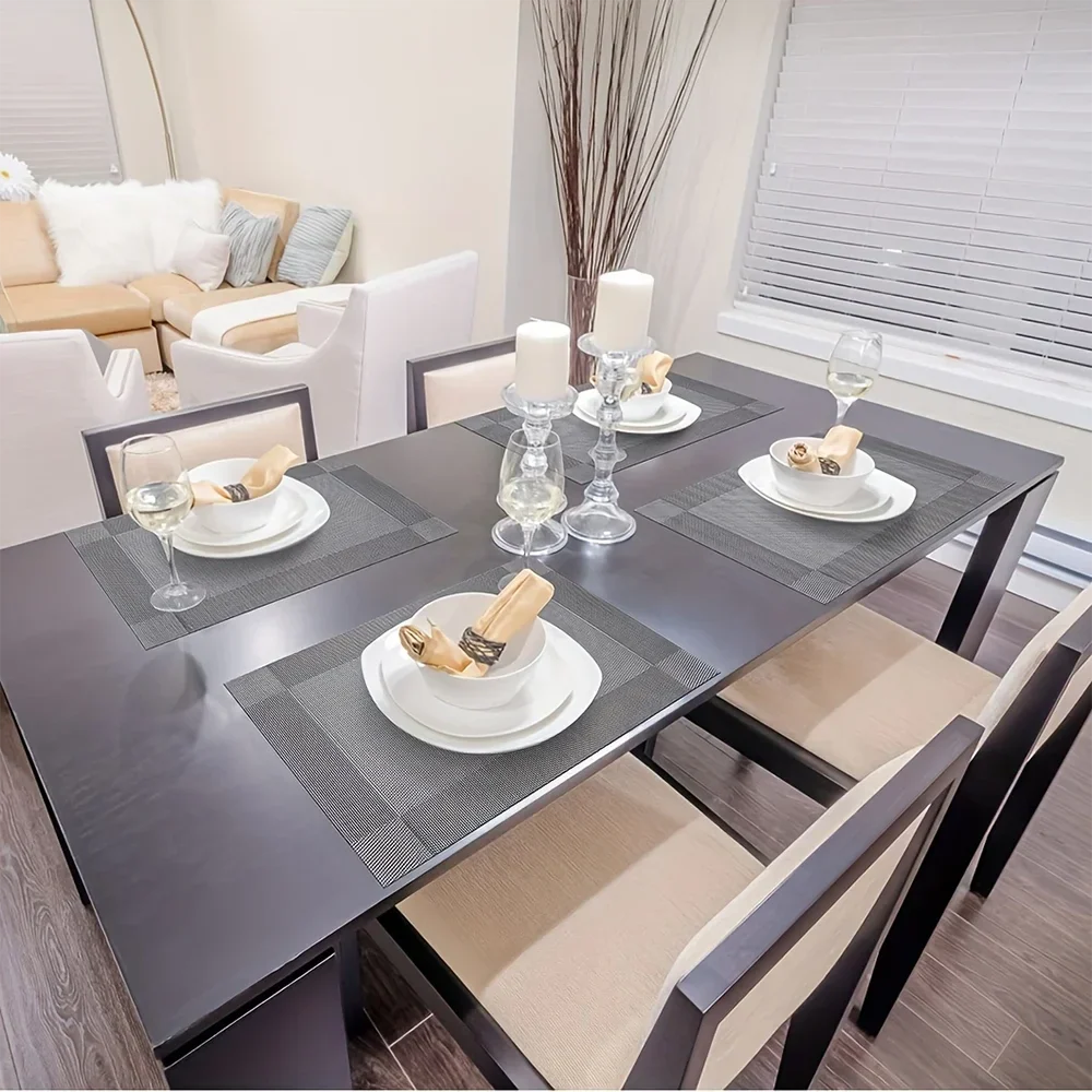 Heat-Resistant PVC Table Mats – Washable and Non-Slip Placemats