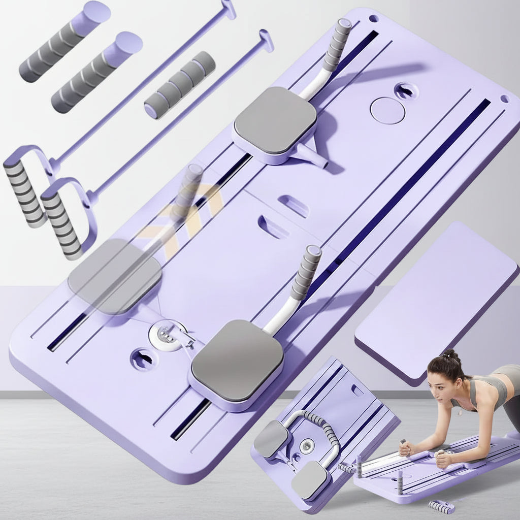 Flat Core Trainer with Resistance for Home Workouts - Ab Roller