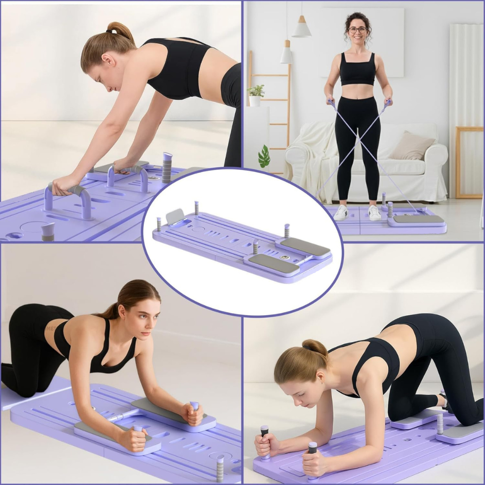 Flat Core Trainer with Resistance for Home Workouts - Ab Roller