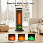 Portable Electric Heater with Remote Control – Warm Air Blower